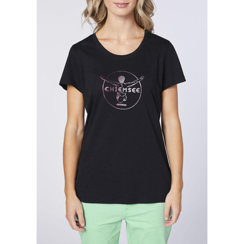 T-Shirt mit Jumper-Frontprint