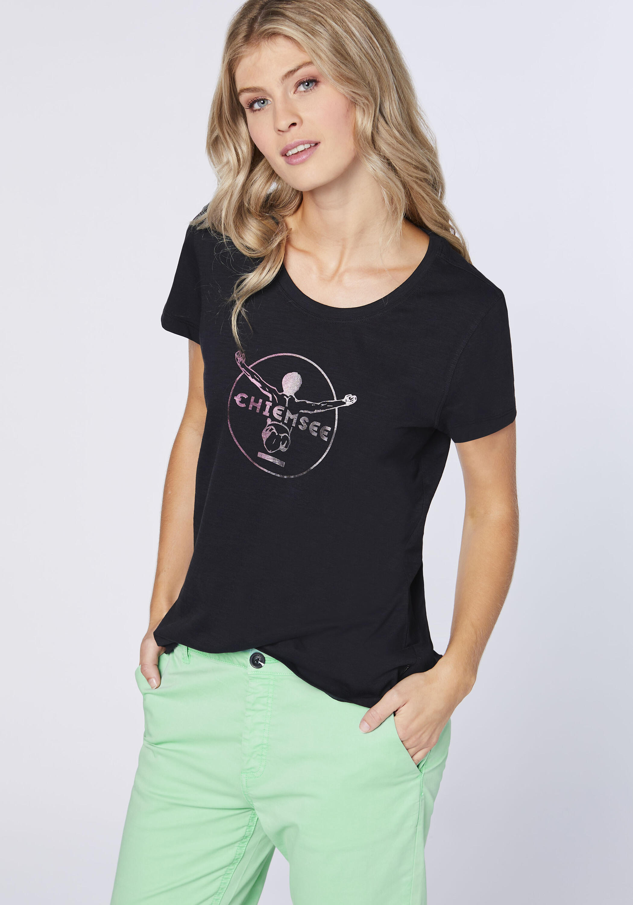 T-Shirt Damen 1er Pack Bequem sitzend-Taormina 6/7