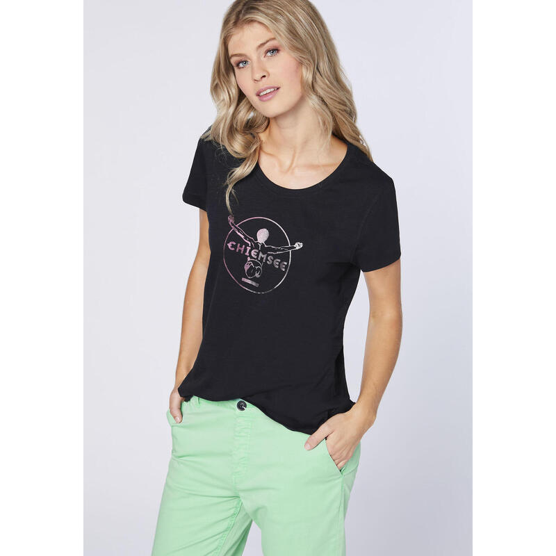 T-Shirt mit Jumper-Frontprint