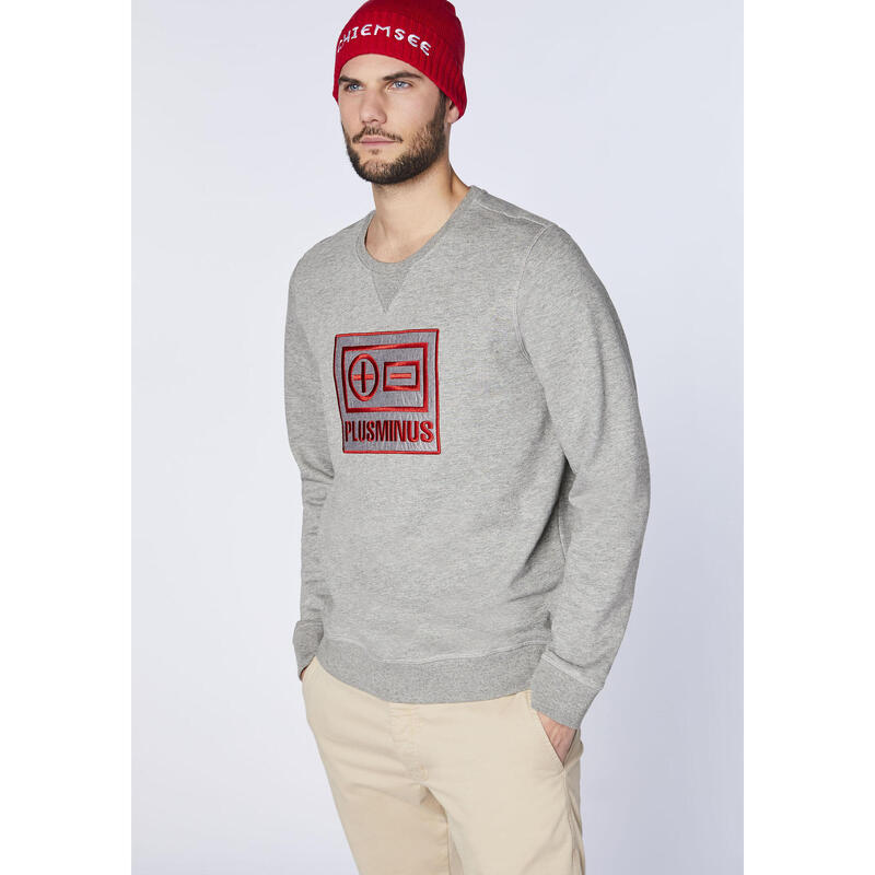 Sweatshirt im trendigen PlusMinus-Design