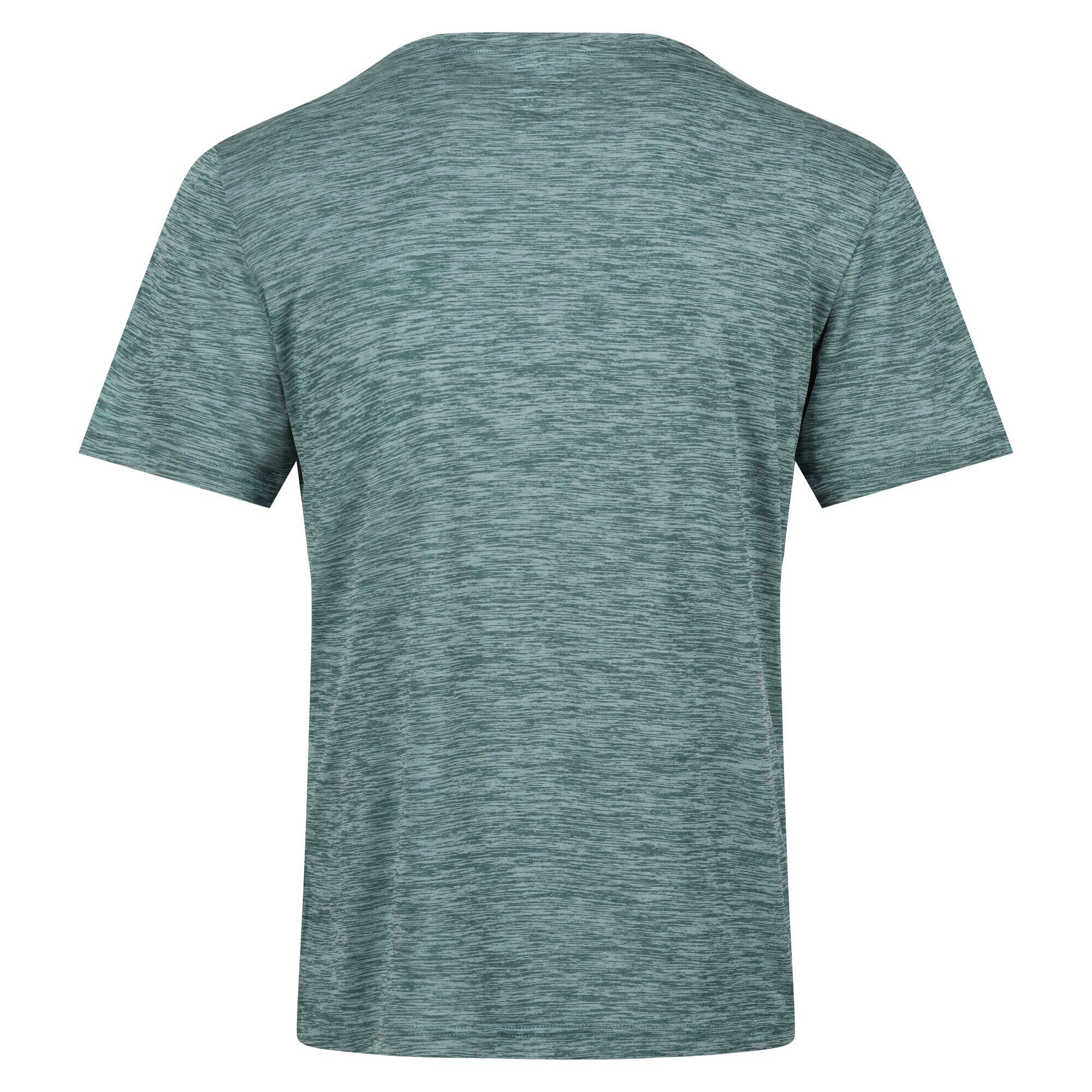 Camiseta de manga corta para hombre Regatta Fingal edition en color verde 7/7