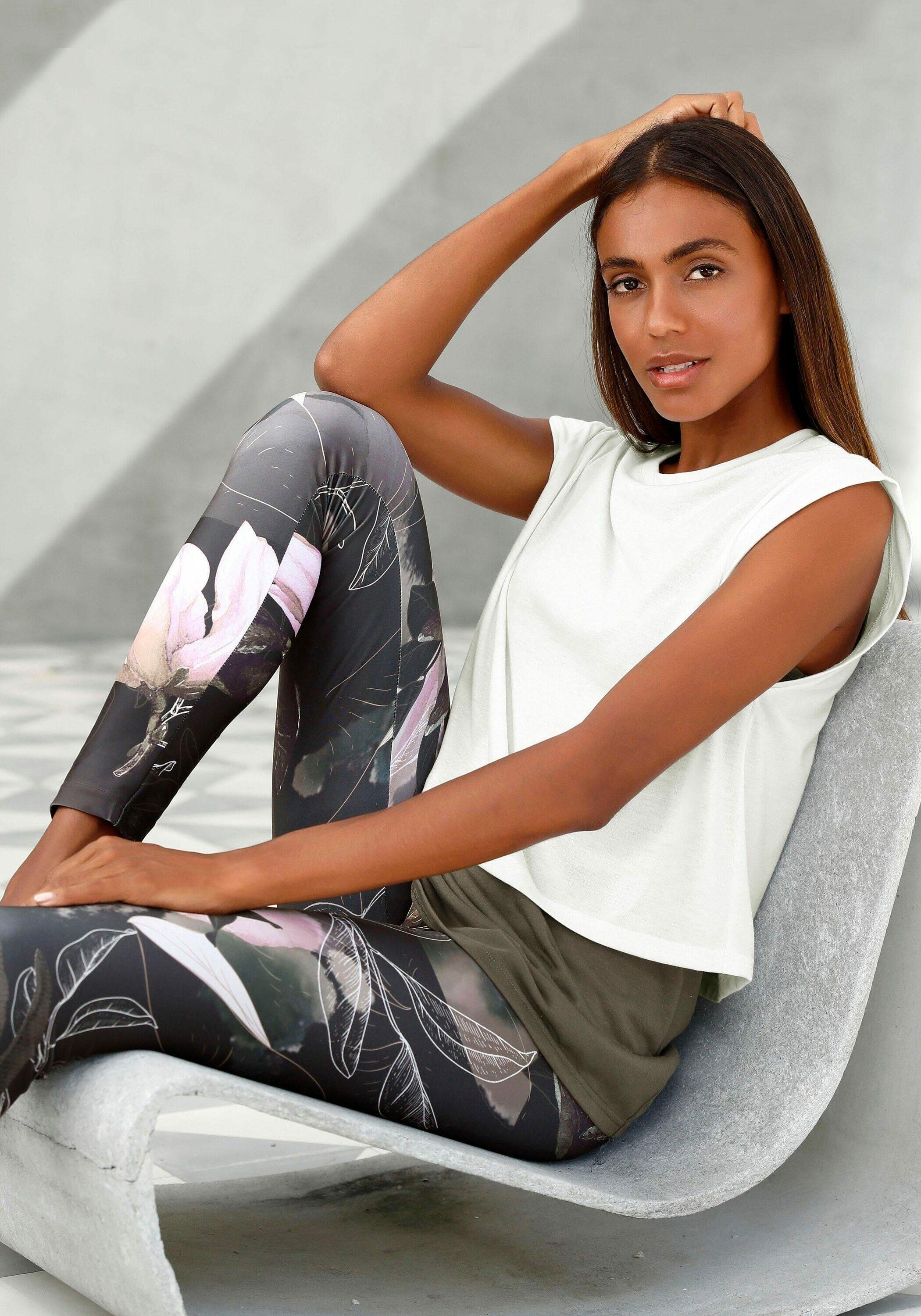 Damen LASCANA Leggings »Tropical« 4/7