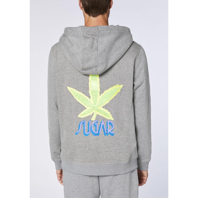 Hoodie mit Print hinten