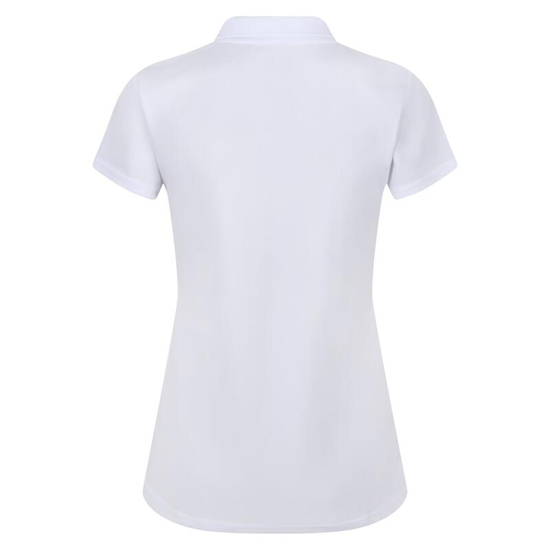 Maverik V T-shirt de marche à manches courtes pour femme - Blanc