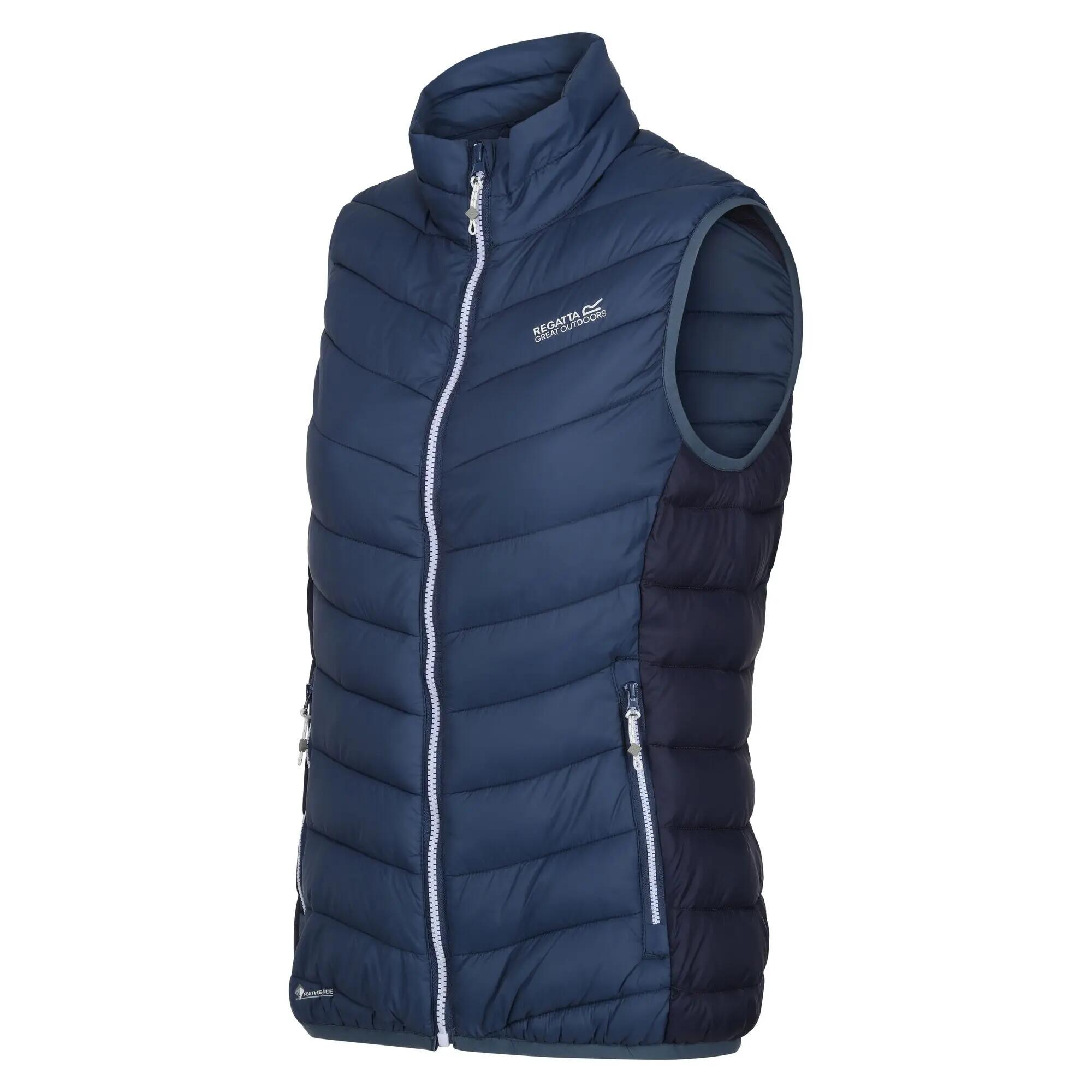 Steppweste Harrock Wandern/Outdoor/Trekking Damen DkDenim/Navy Atmungsaktiv 6/7
