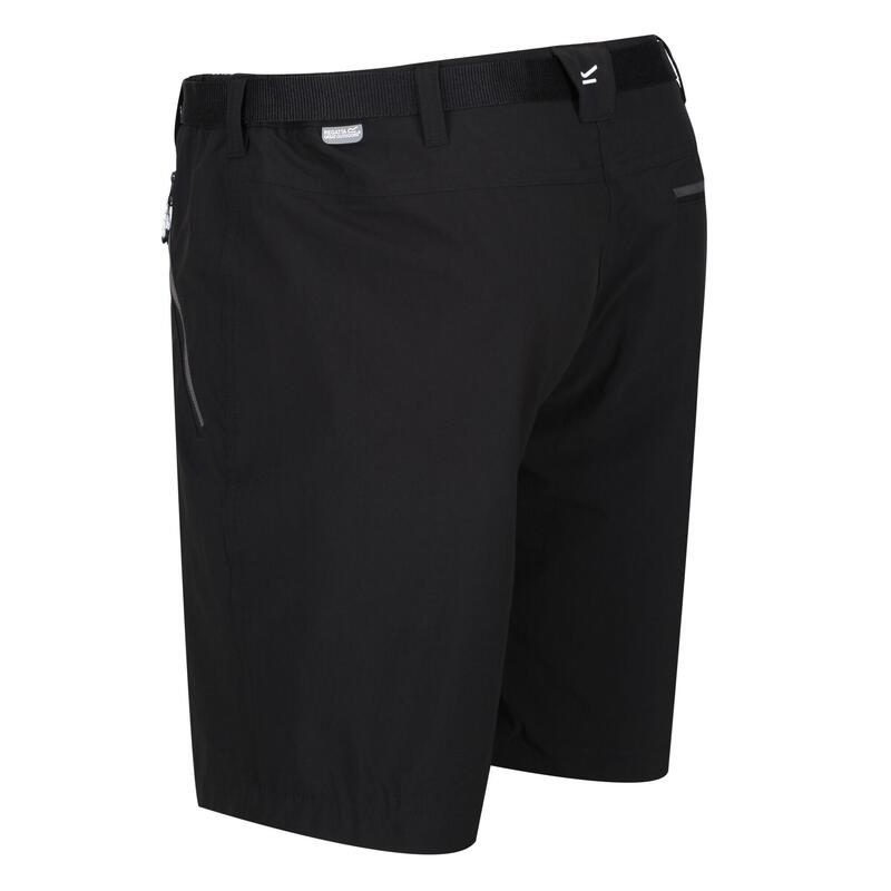 kurze Wanderhose Xert Stretch Short III Wandern/Outdoor/Trekking Herren Black