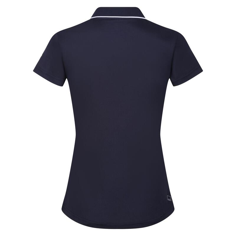 Maverik V Kurzärmeliges Walkingshirt für Damen - Marineblau
