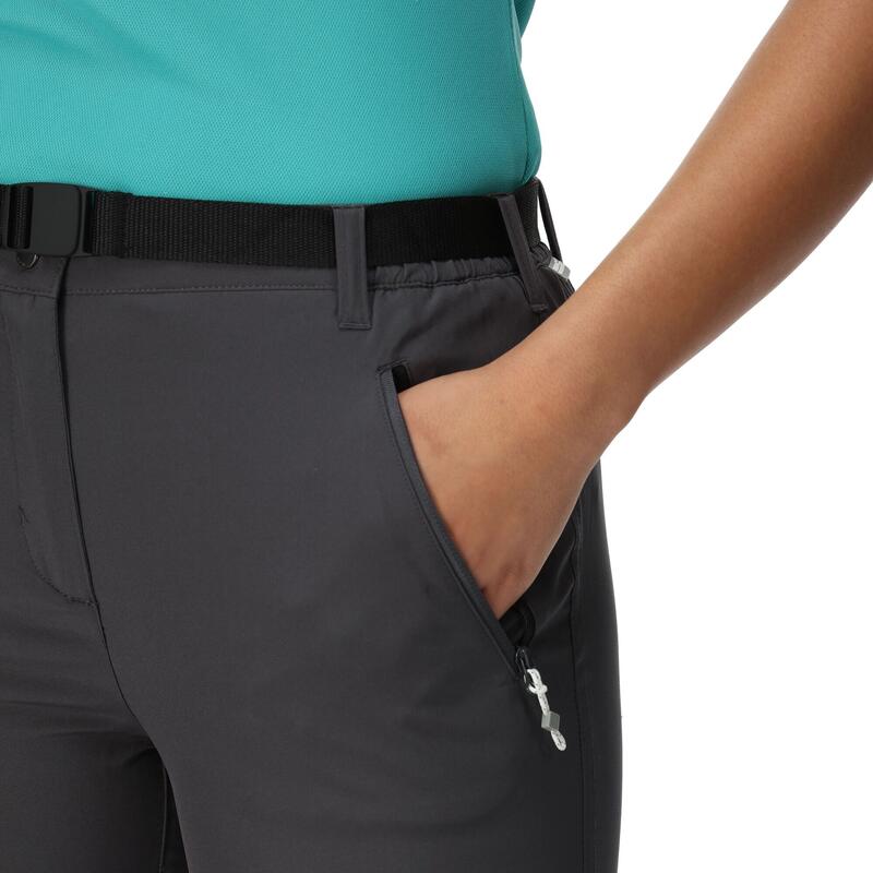 Pantalon - Xert Stretch Capri gris femme