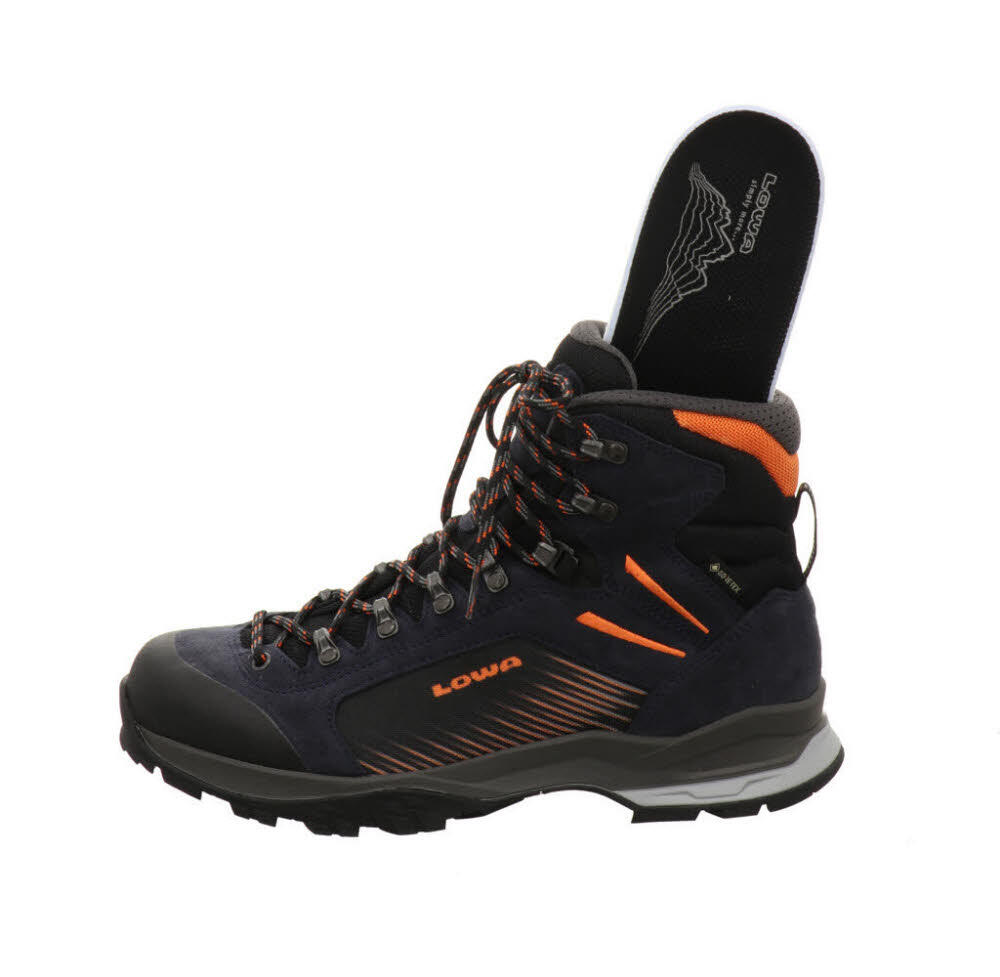 LOWA VIGO GTX MID Herren Wanderstiefel Trekkingschuh Outdoor Goretex 210708 Blau 6/7
