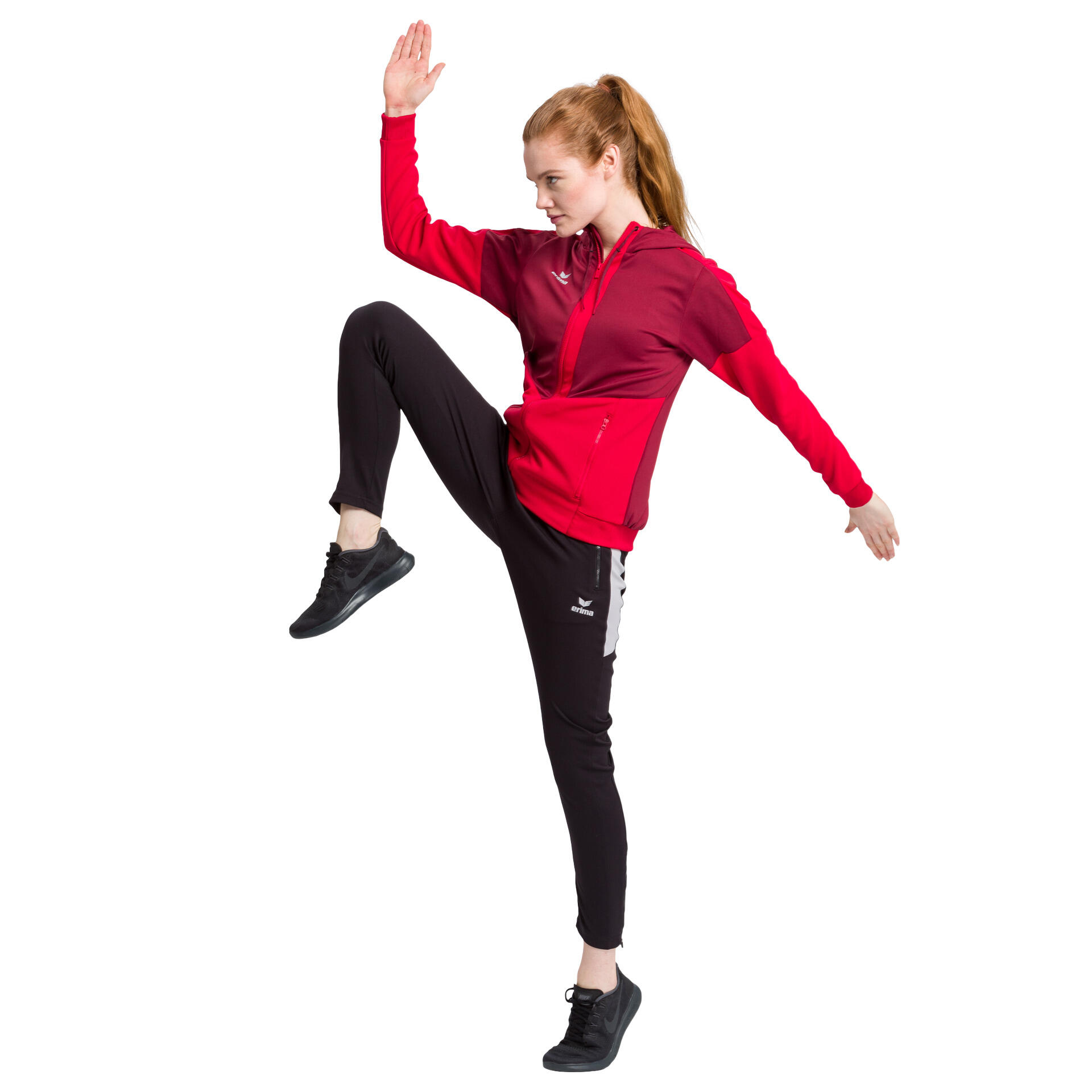 Damen Trainingsjacke mit kapuze Squad 7/7