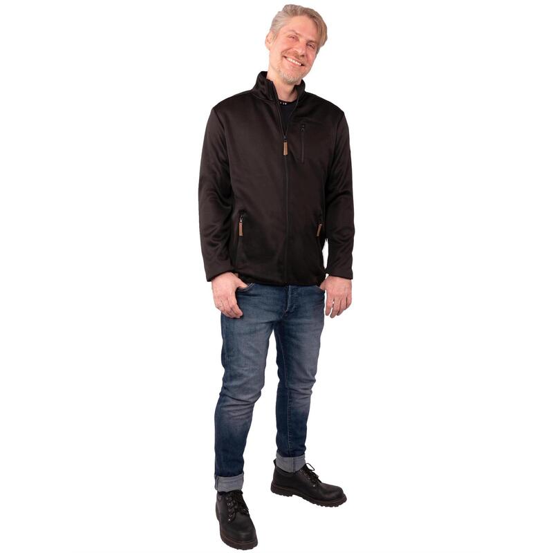 Stretchjacke Willi Wandern/Outdoor/Trekking Herren Black Ohne Atmungsaktiv