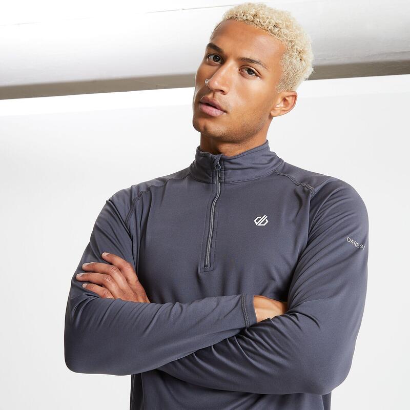 Fuse Up II Core Stretch Fitness-Midlayer für Herren - Dunkelgrau