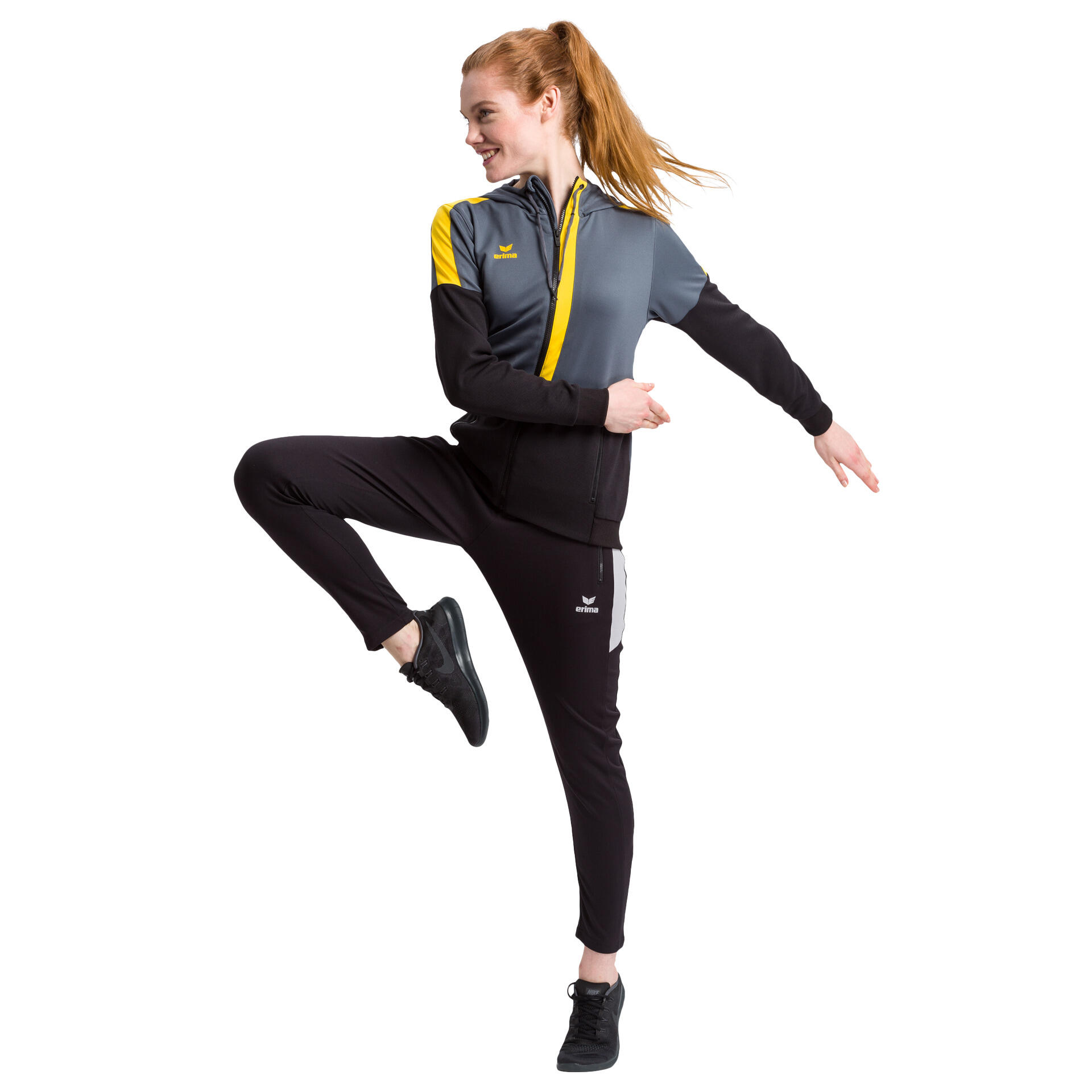 Damen Trainingsjacke mit kapuze Squad 7/7