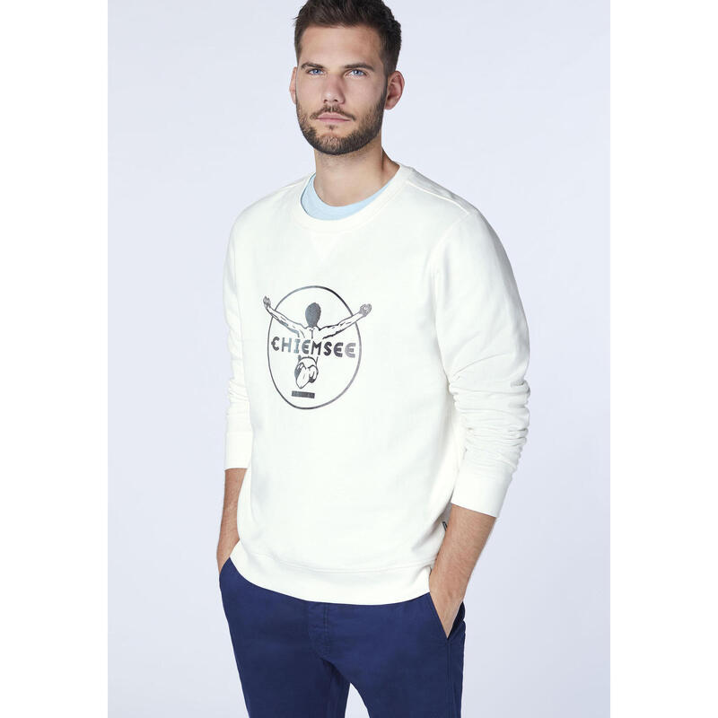 Sweatshirt im Label-Look