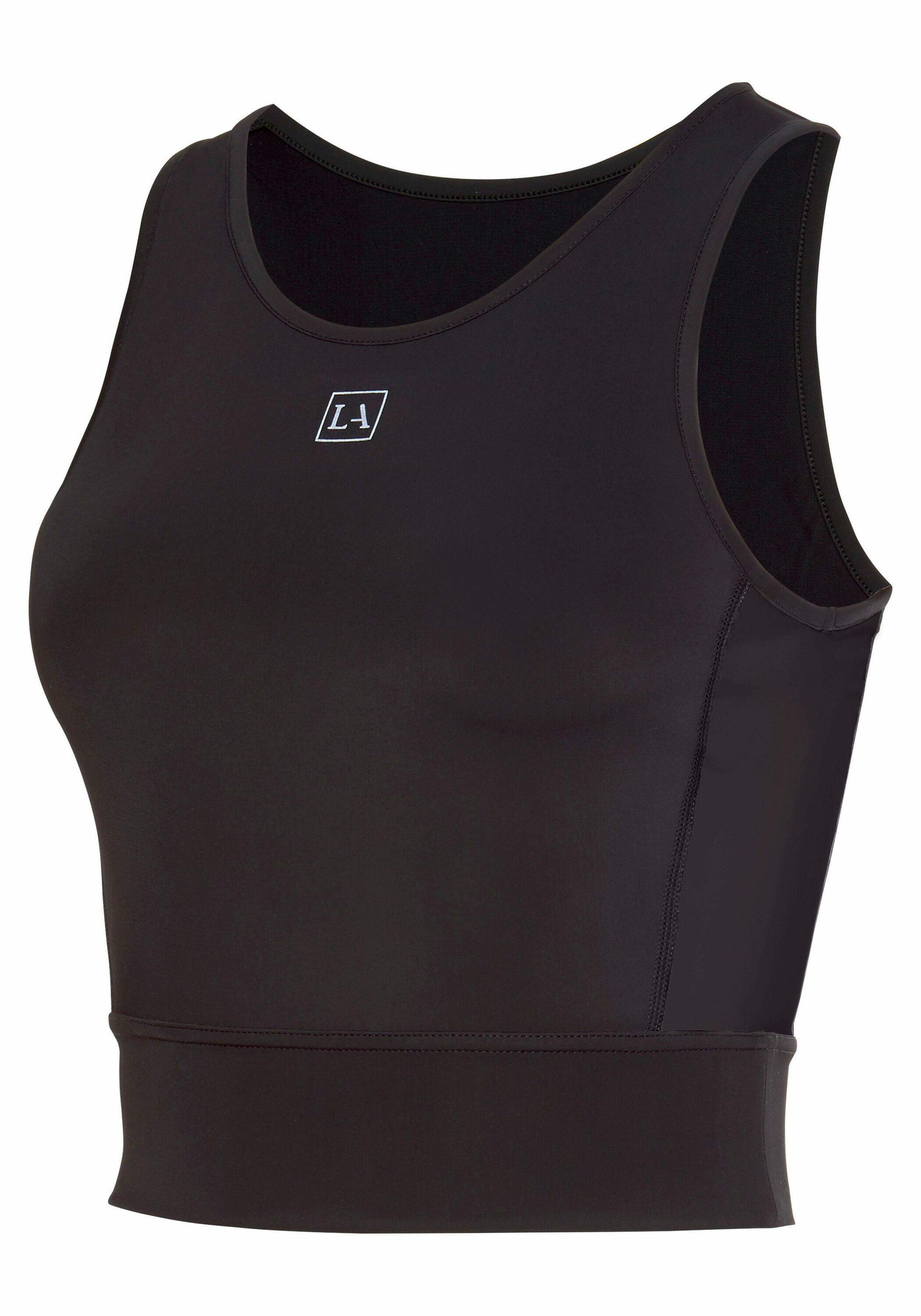 Damen LASCANA ACTIVE Crop-Top »Digital Mauve« 5/7