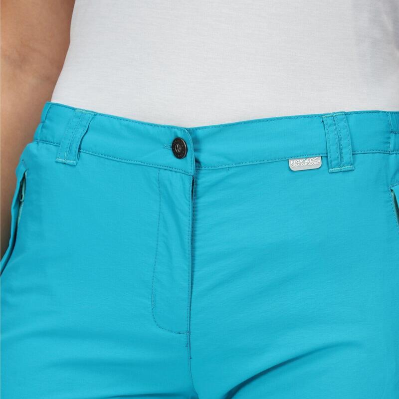 Chaska II Capri de randonnée pour femme - Turquoise moyen