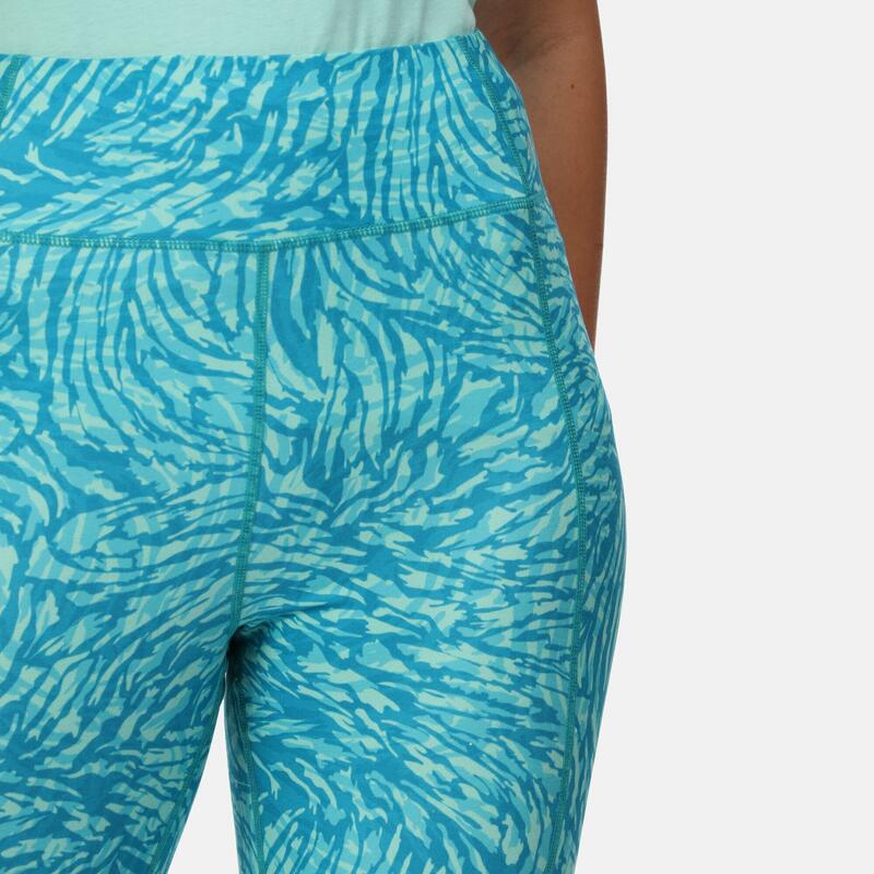 Holeen II fitnessleggings voor dames - Blauw