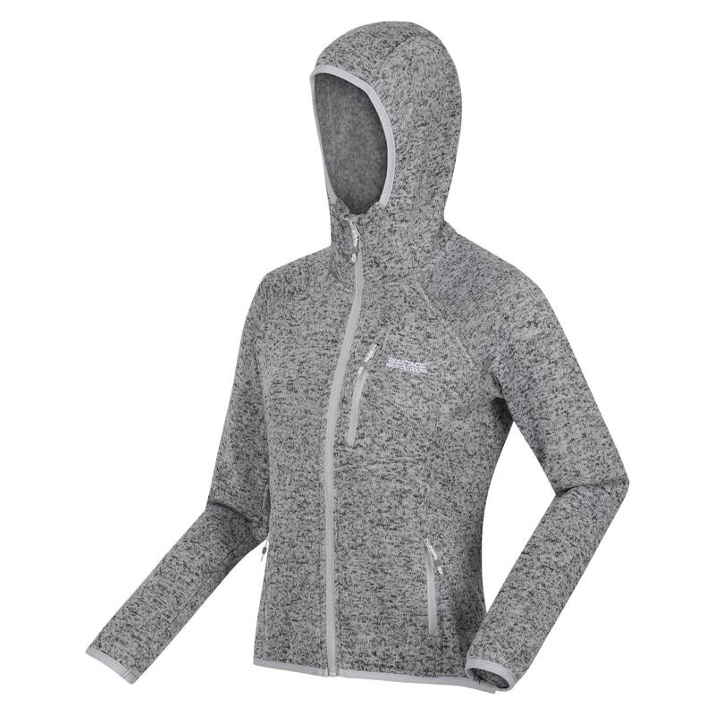 Sweat Zippé Capuche Femme Gris - Join The Wave PULS² - Molinel