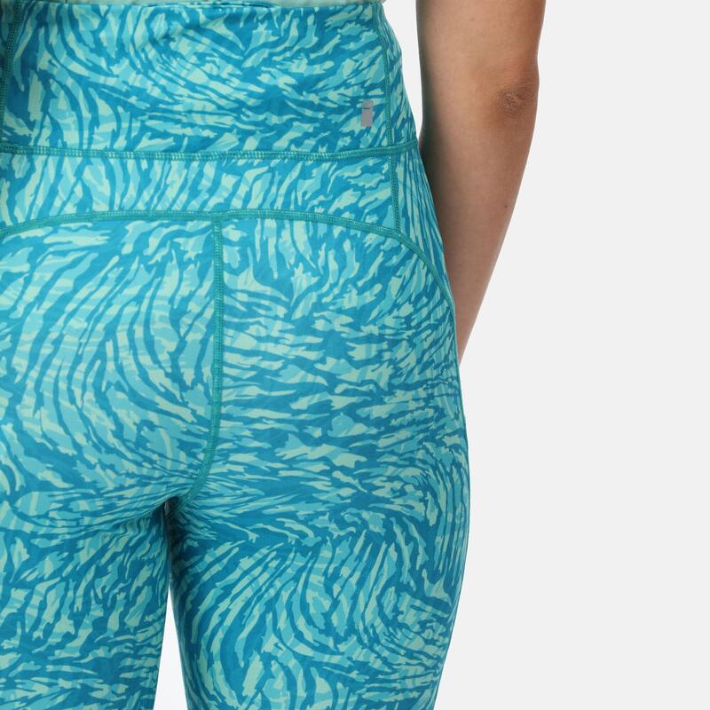 Holeen II fitnessleggings voor dames - Blauw