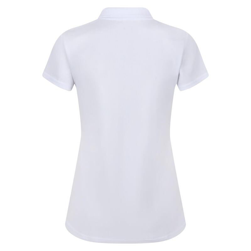Maverik V Kurzärmeliges Walkingshirt für Damen - Weiß