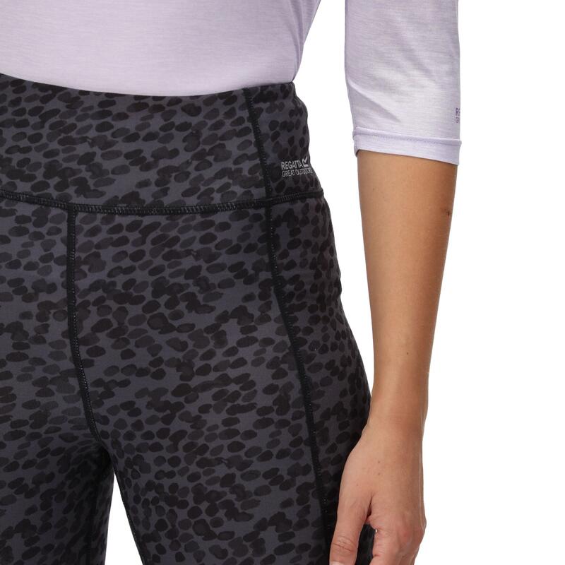 Holeen II fitnessleggings voor dames - Donkergrijs