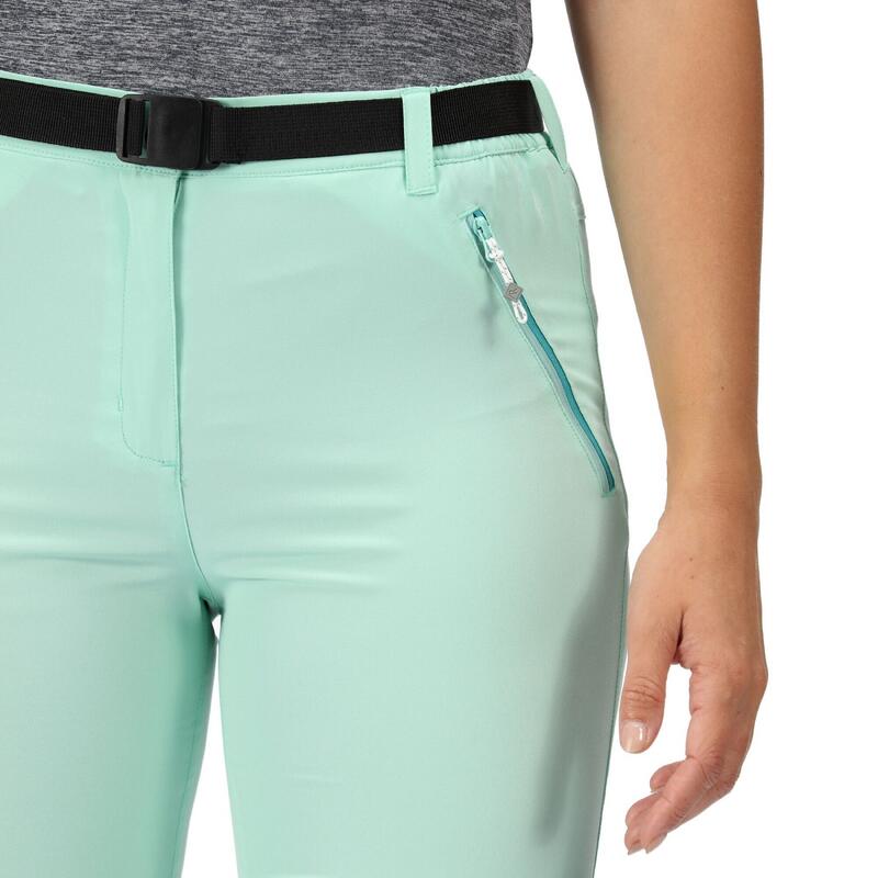 Xert Stretch Walking-Caprihose für Damen - Grün