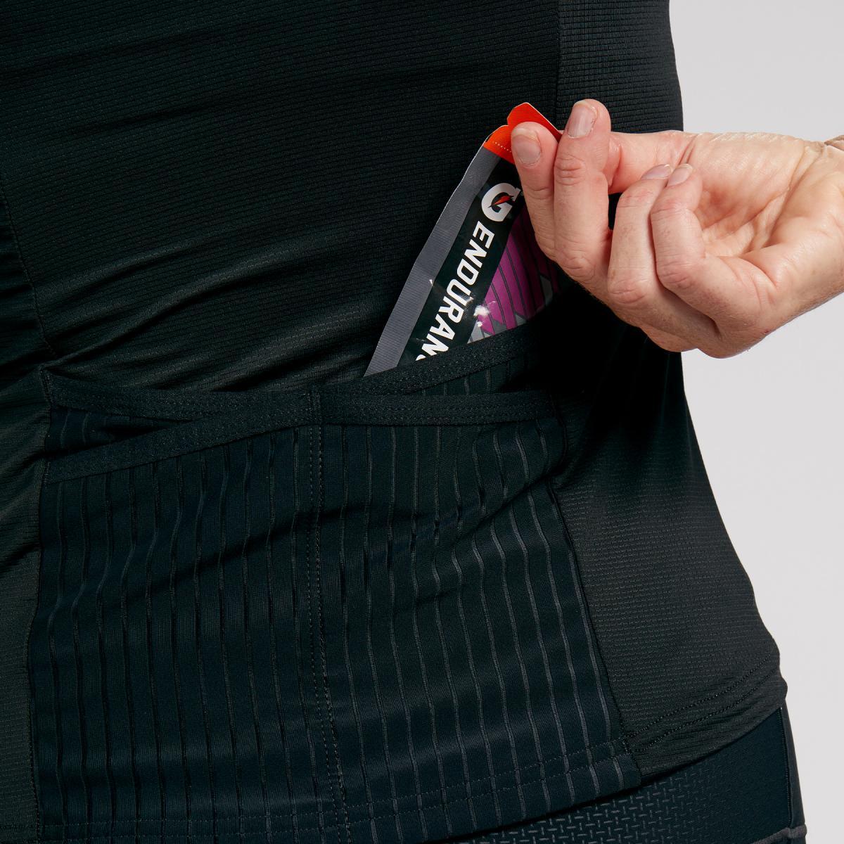 Maillot Triatlon Manga corta Mujer ZOOT AERO ELITE Negro 7/7