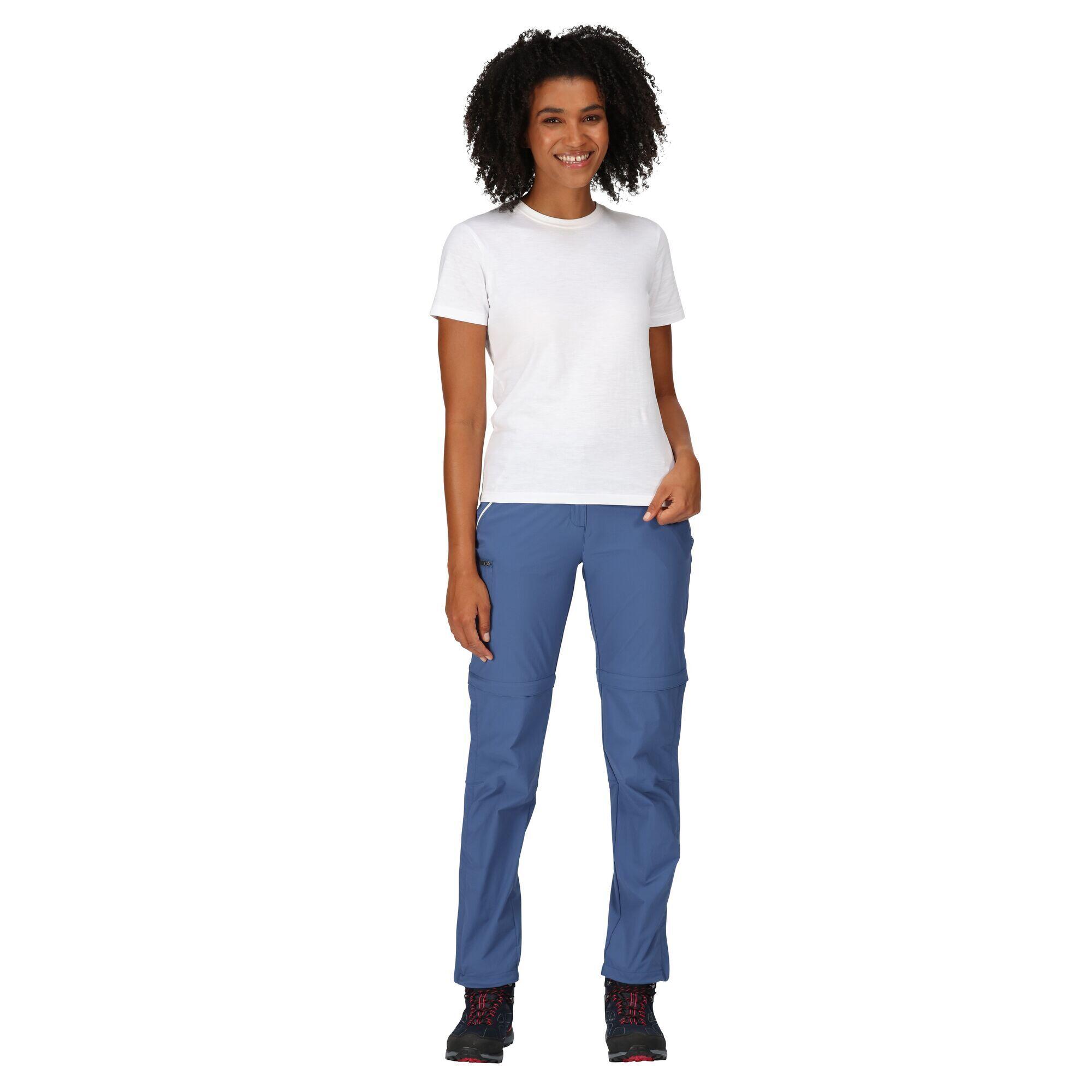 Regatta Xert Stretch Zip Off Trousers III Outdoorhose in Kurzgröße für Damen 6/7