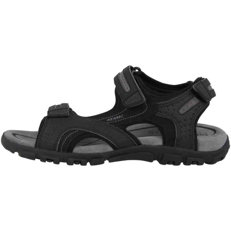 Sandalias Hombre Geox U Sandal Strada D Negro