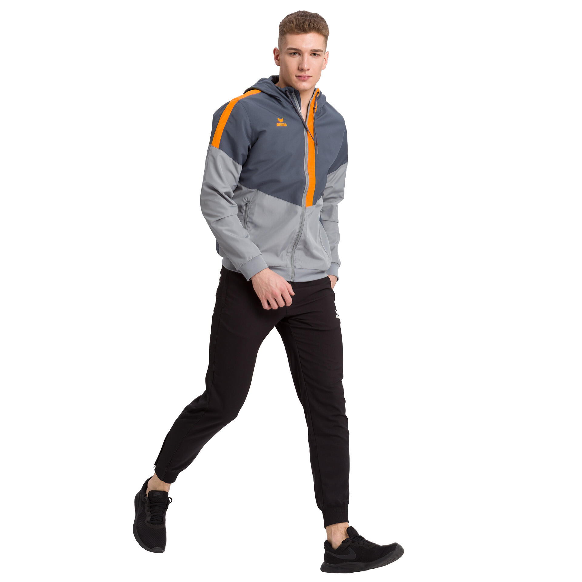 Herren Tracktop Trainingsjacke mit kapuze Squad 7/7