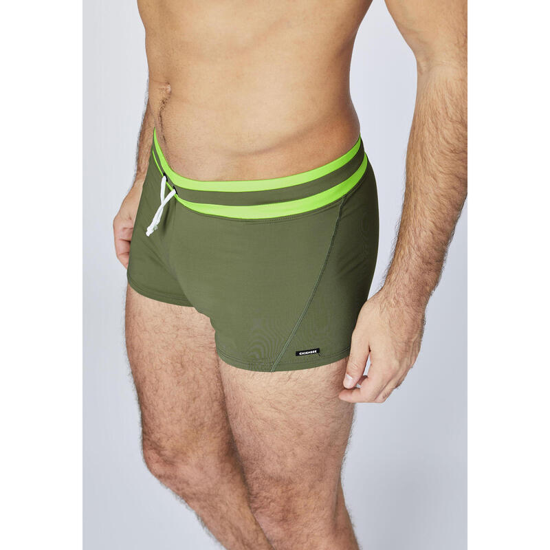 Boxer-Badehose mit abgesetzem Bund