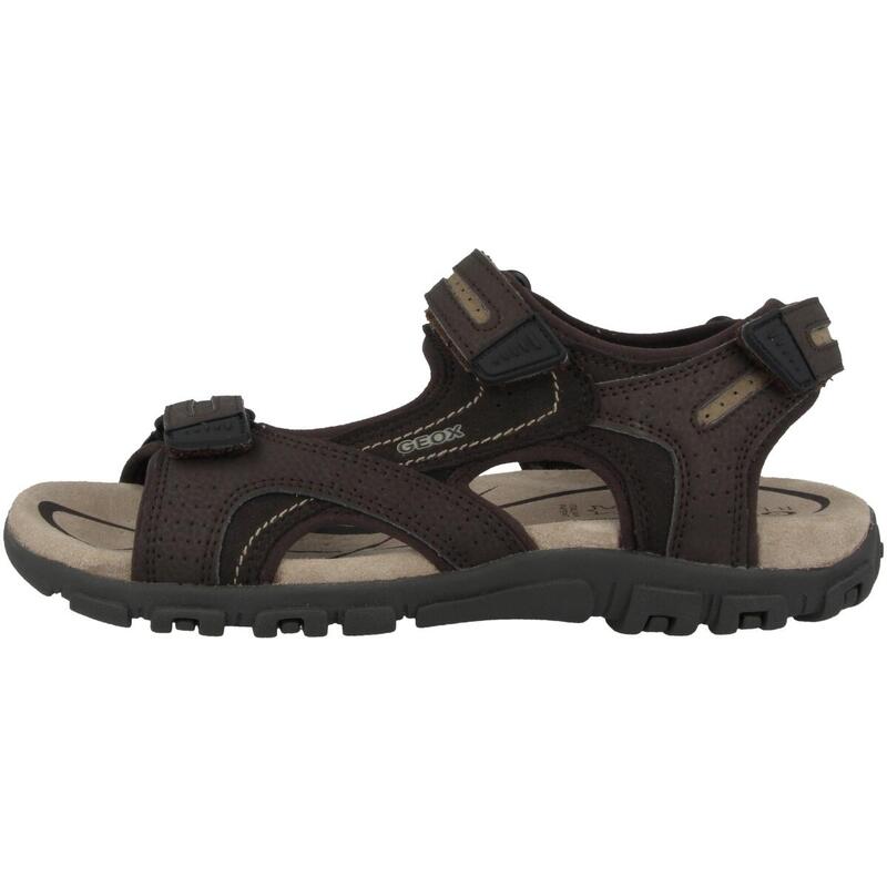 Sandalias Hombre Geox Uomo Sandal Strada Marron