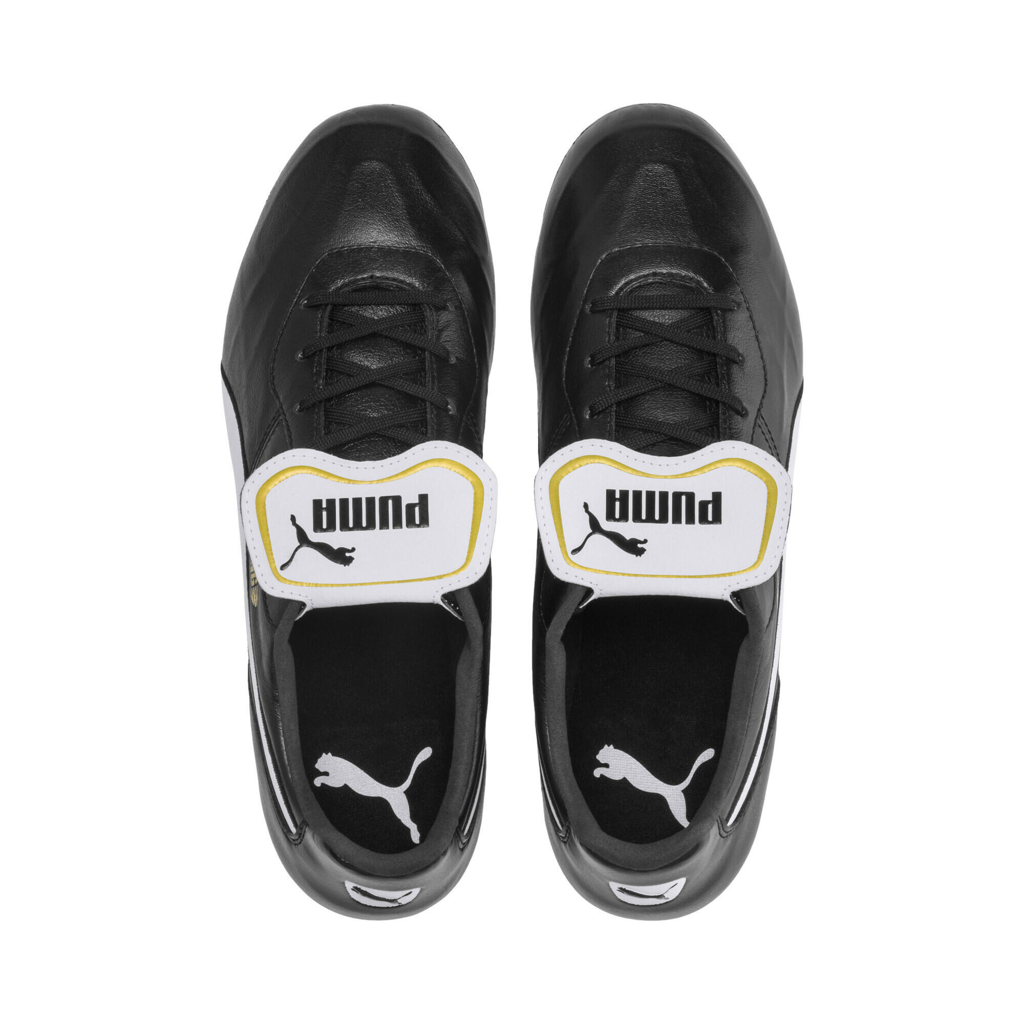 PUMA Unisex KING Top FG Football Boots - Black-White 7/7