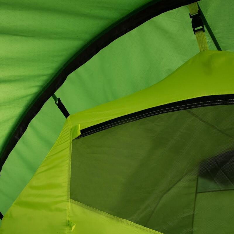 Montegra Tente tunnel de camping pour 4 adultes - Vert