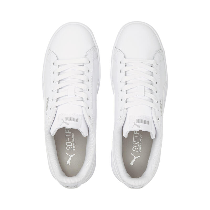 Vikky V3 leren sportschoenen voor dames PUMA White Silver Gray