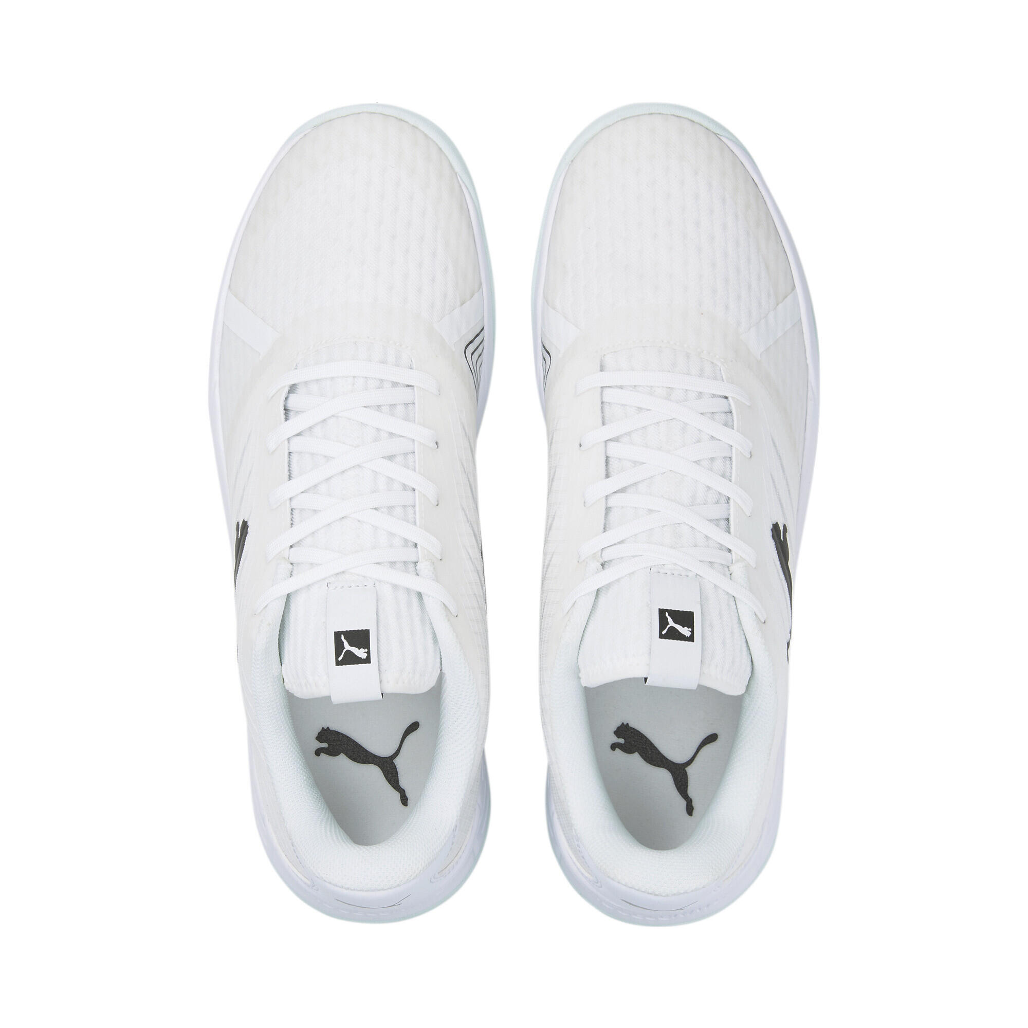 Chaussures de handball Accelerate Pro II PUMA White Black Nitro Blue Arctic Ice 6/7