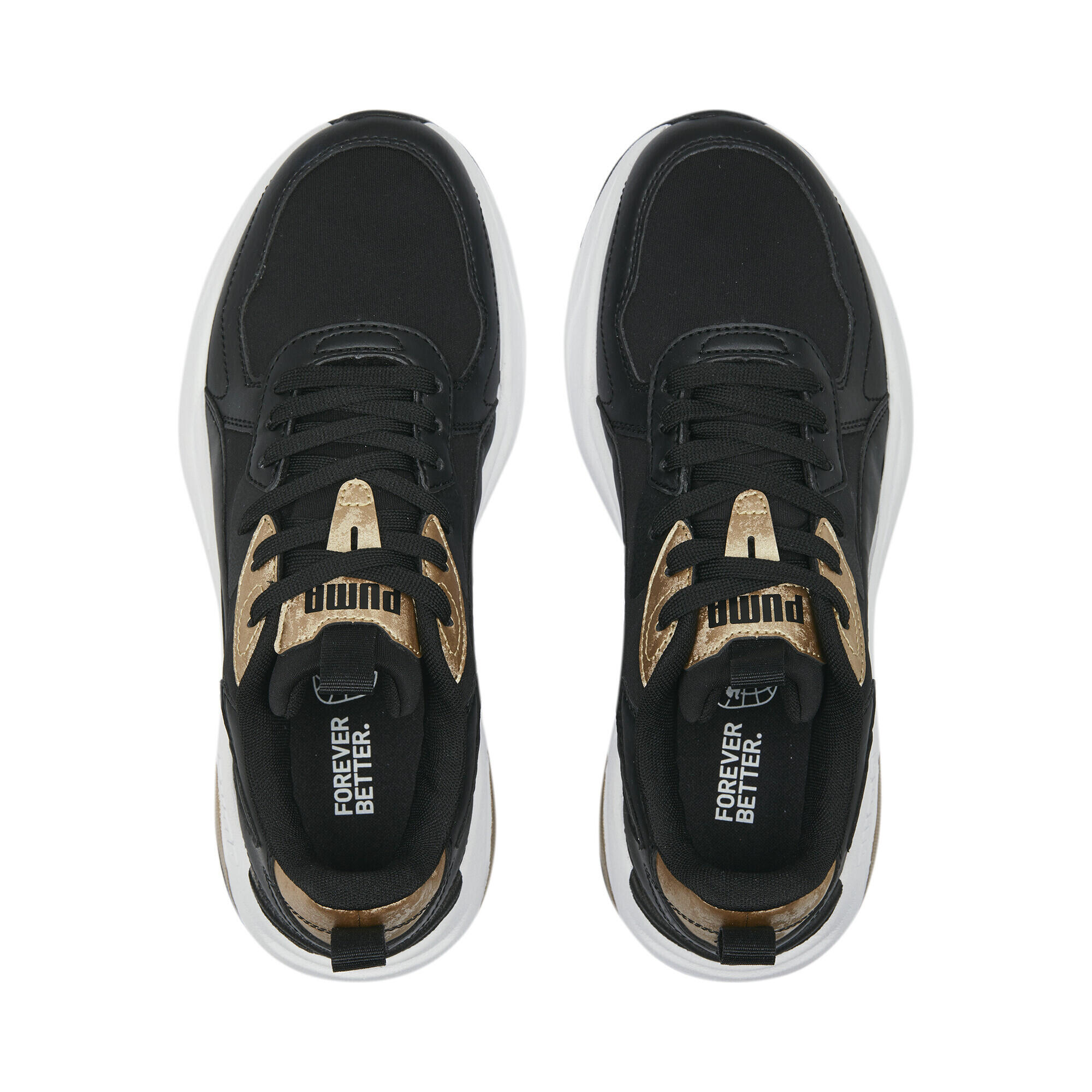 Sneakers Trinity Lite Metallics da donna PUMA Black Gold 6/7