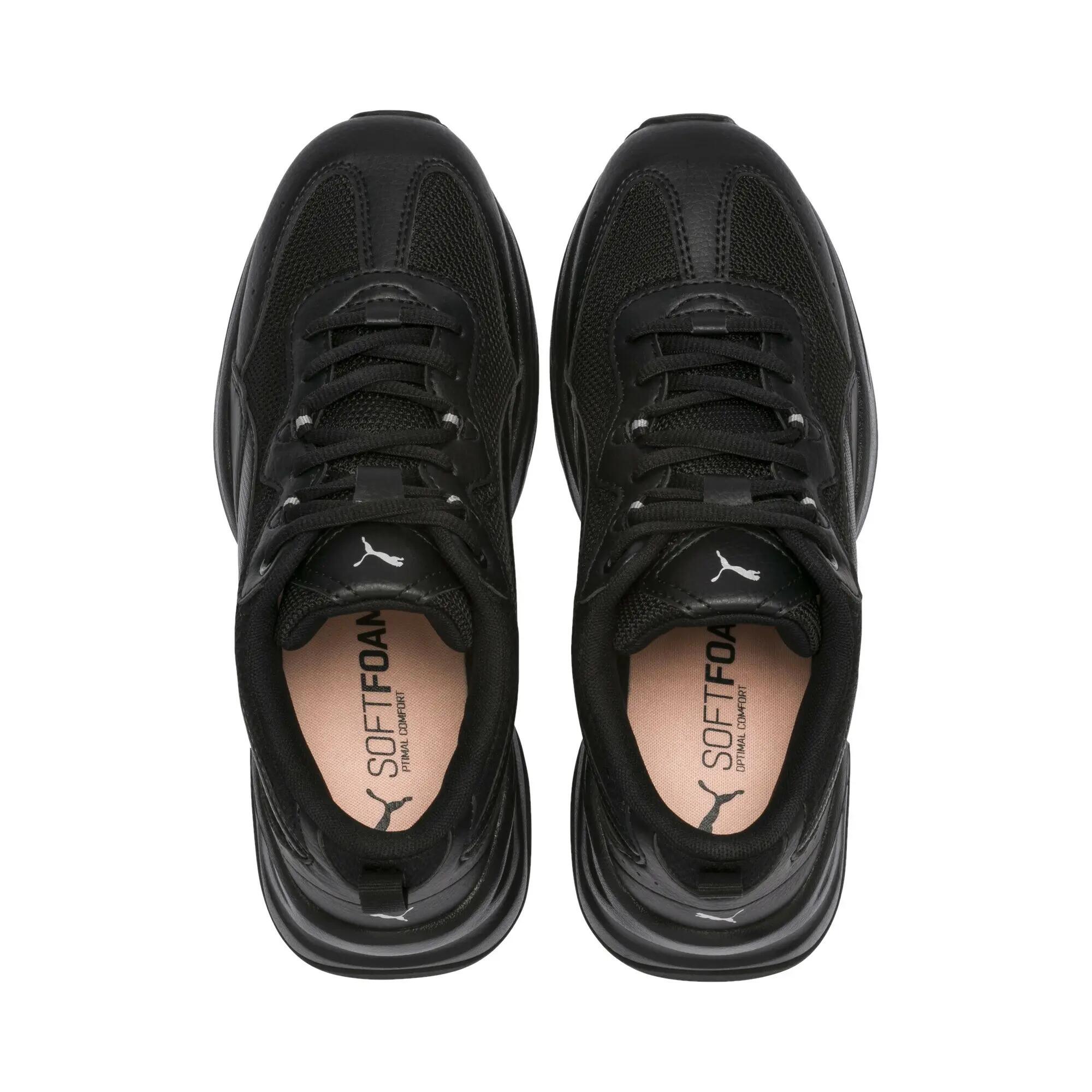 Cilia Sneaker Damen PUMA Black Silver Peach Bud Gray Pink 6/15