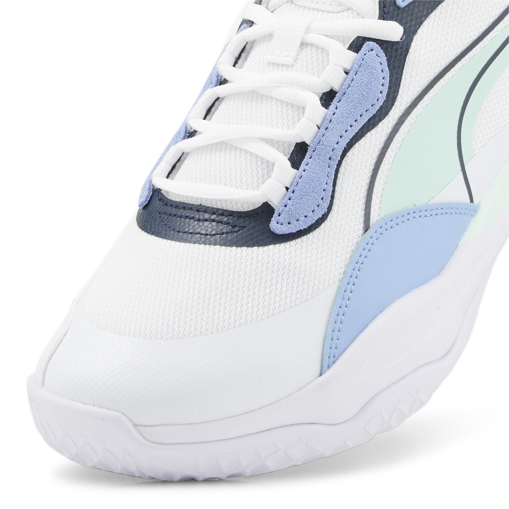 Playmaker Pro Basketballschuhe Herren PUMA White Minty Burst Green 7/7