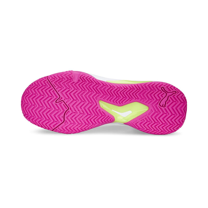 Chaussures de padel SolarCOURT RCT PUMA White Ravish Fast Yellow Pink
