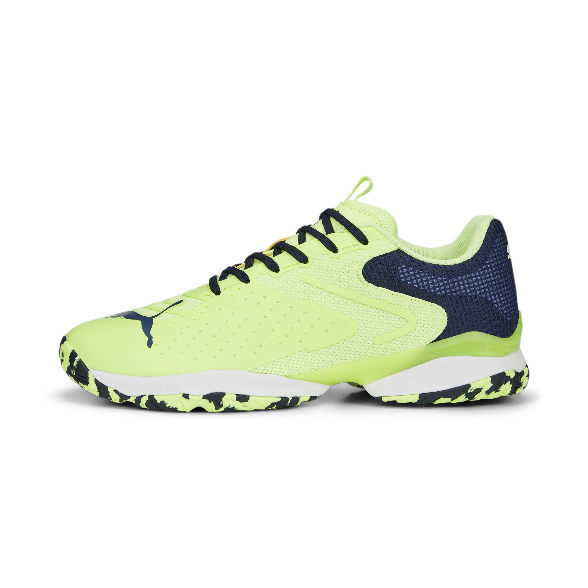 Zapatillas pádel Solarattack RCT PUMA Fast Yellow Navy White Blue 6/7