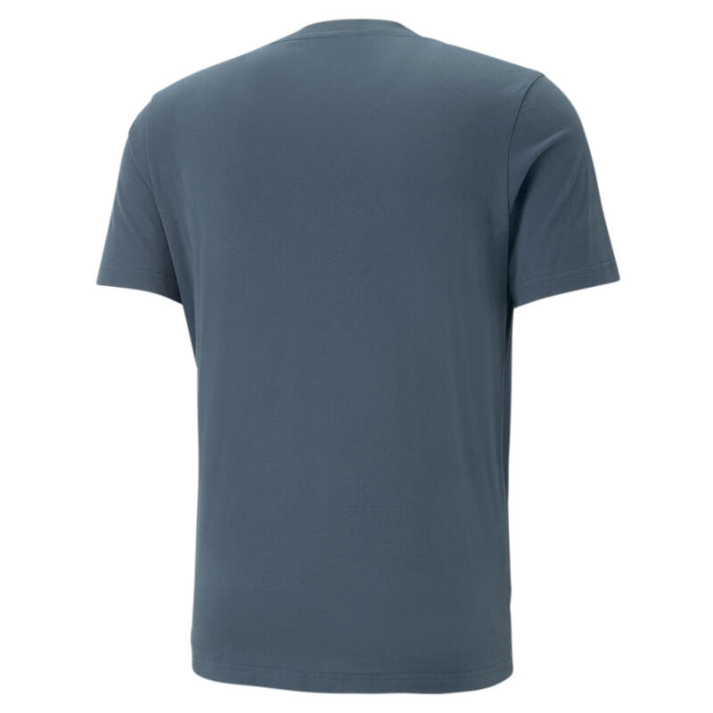 T-shirt PUMA Essentials Elevated para homem Azul noite escuro