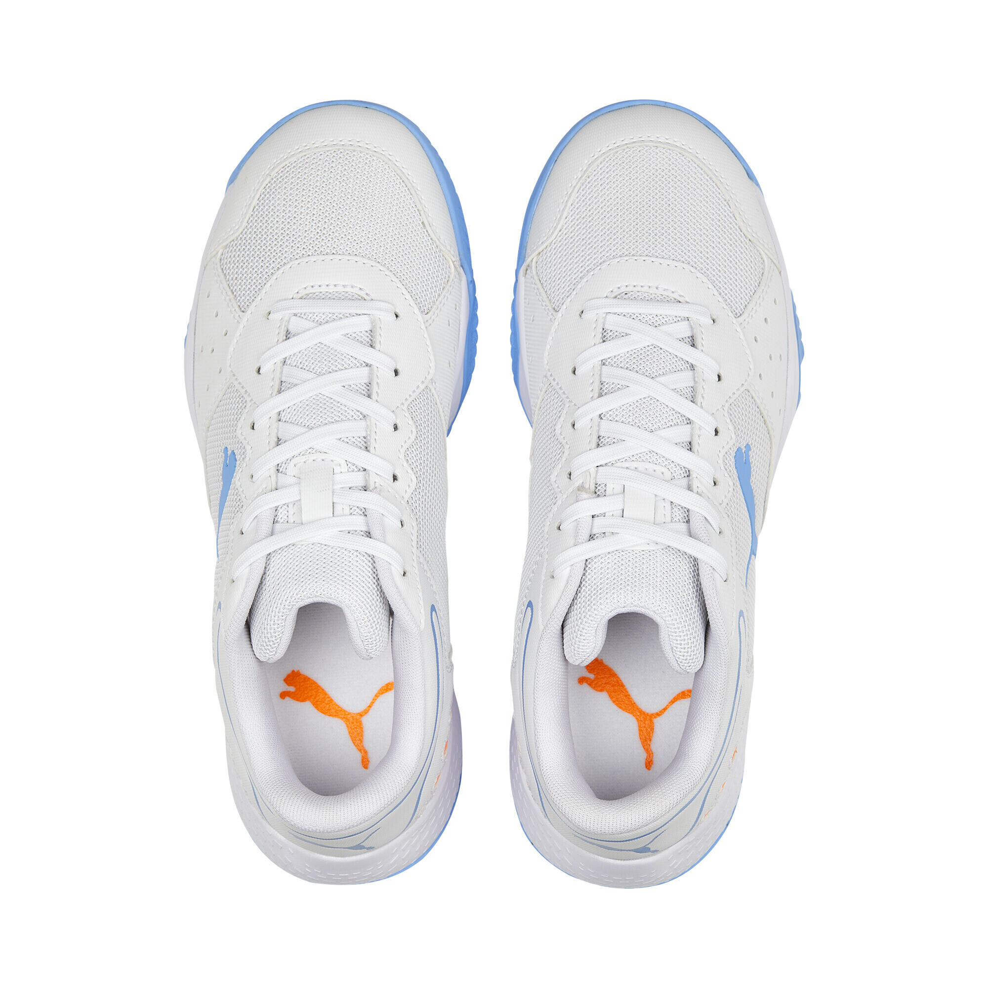 Scarpe da padel Solarsmash RCT per ragazzi PUMA White Black Team Light Blue 6/6