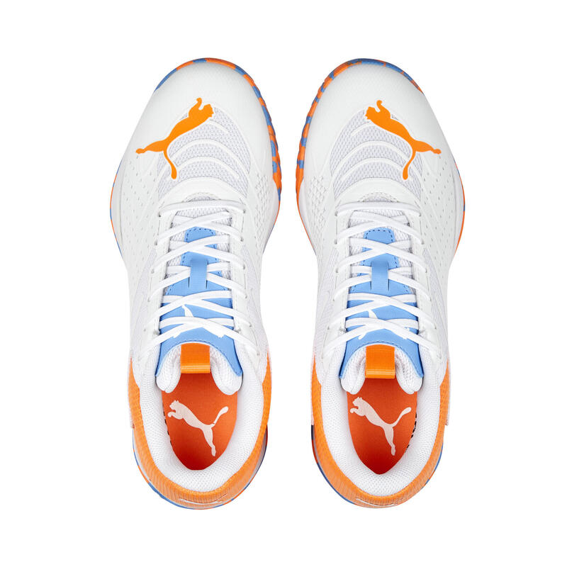 Chaussures de padel SolarATTACKRCT PUMA White Ultra Orange Team Light Blue