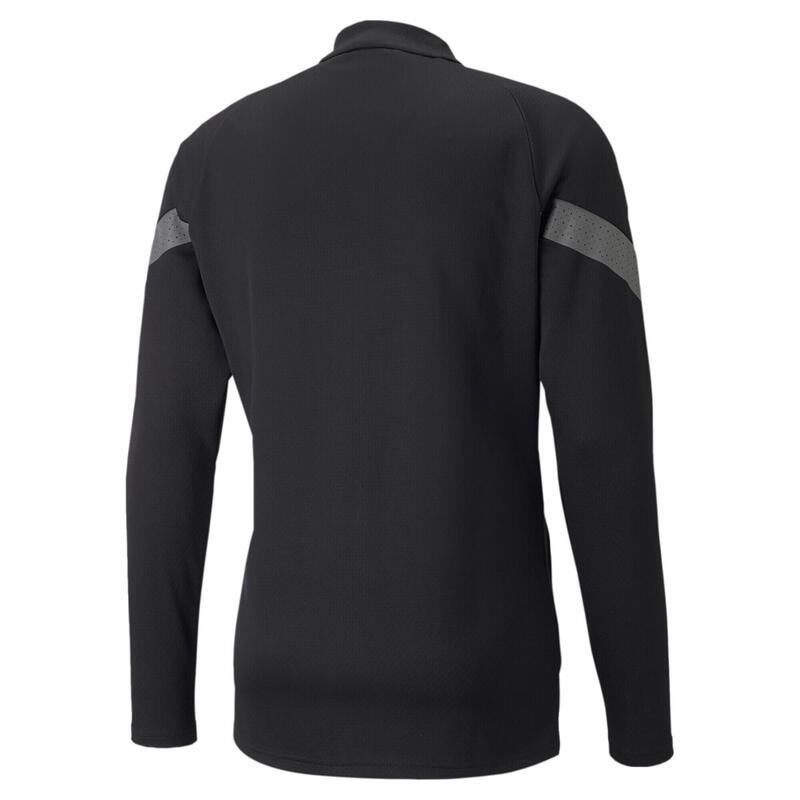 teamFINAL trainingsvoetbaljack voor heren PUMA Black Smoked Pearl Silver Gray