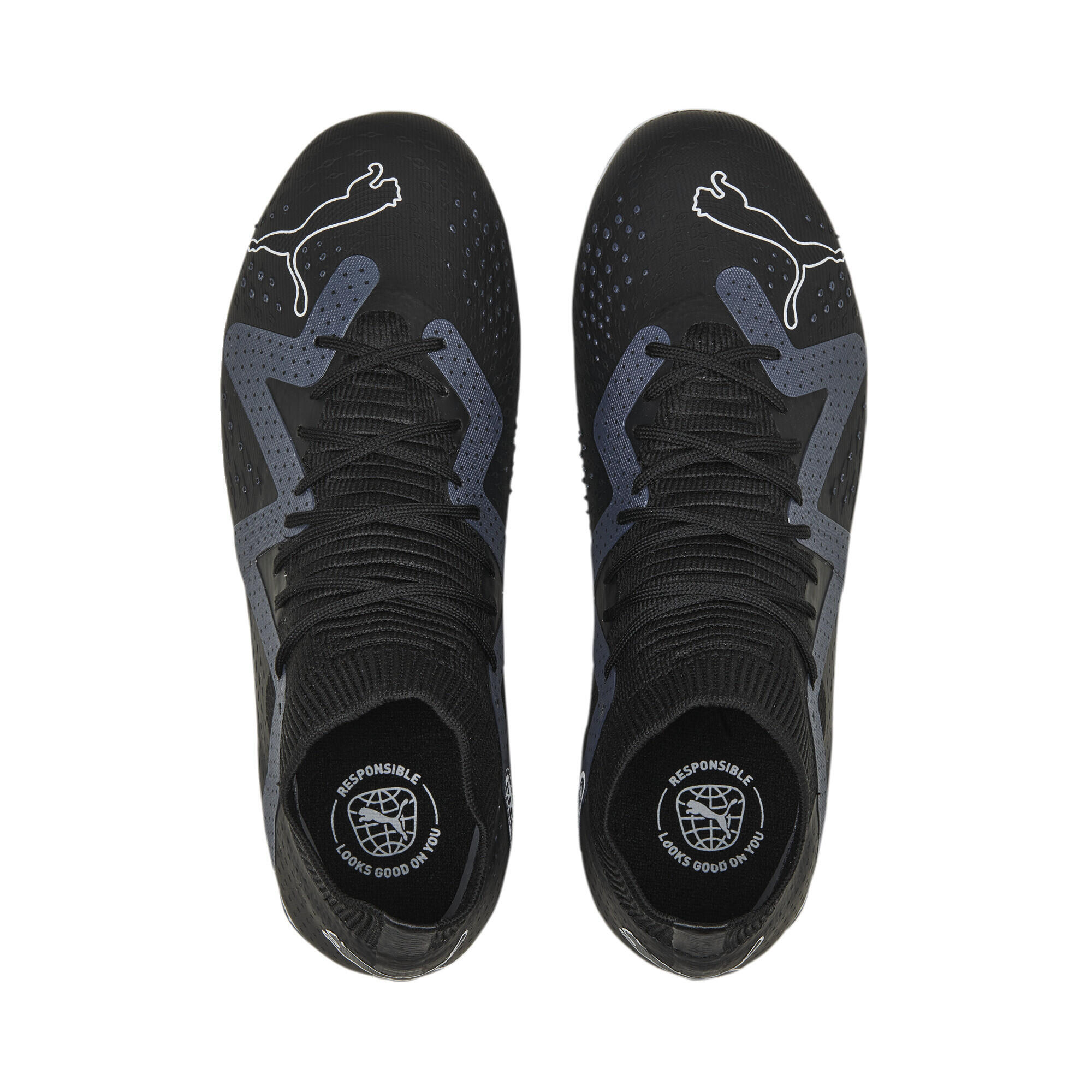 Botas de fútbol Niños FUTURE Match FG/AG PUMA Black White 6/6