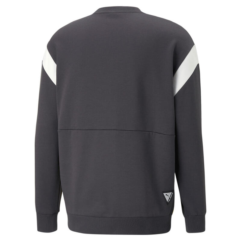 Borussia Dortmund ftblArchive Sweatshirt Herren PUMA Flat Dark Gray Cyber Yellow
