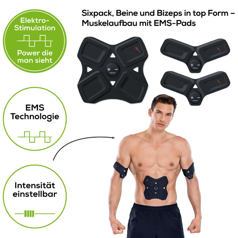 Beurer EM 22 Muscle Booster mit EMS-Pads