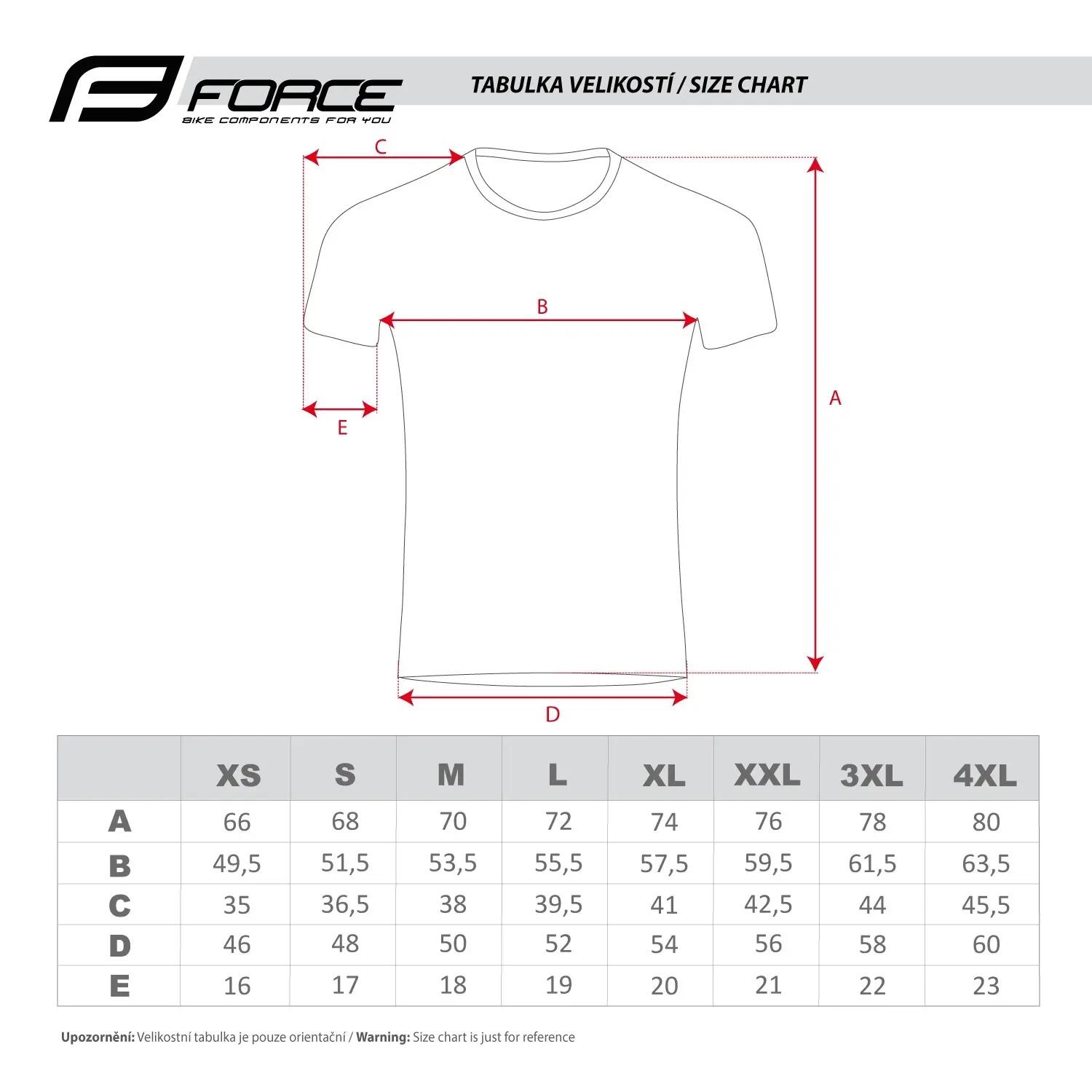 Tricou Force Team maneci scurte negru/alb S 2/2