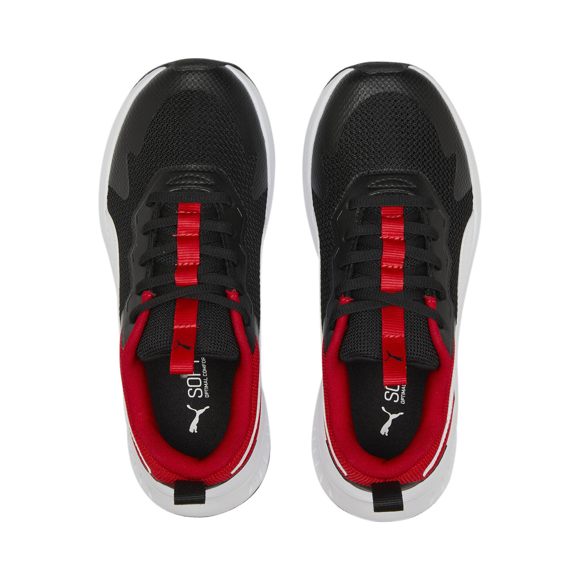 Evolve Run mesh sneakers voor jongeren PUMA Black White 6/6